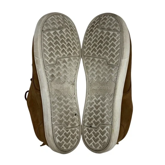 Xero Shoes Mens 8.5 Brown Glenn Dress Casual Leather Barefoot Minimalist Sneaker - Picture 6 of 8